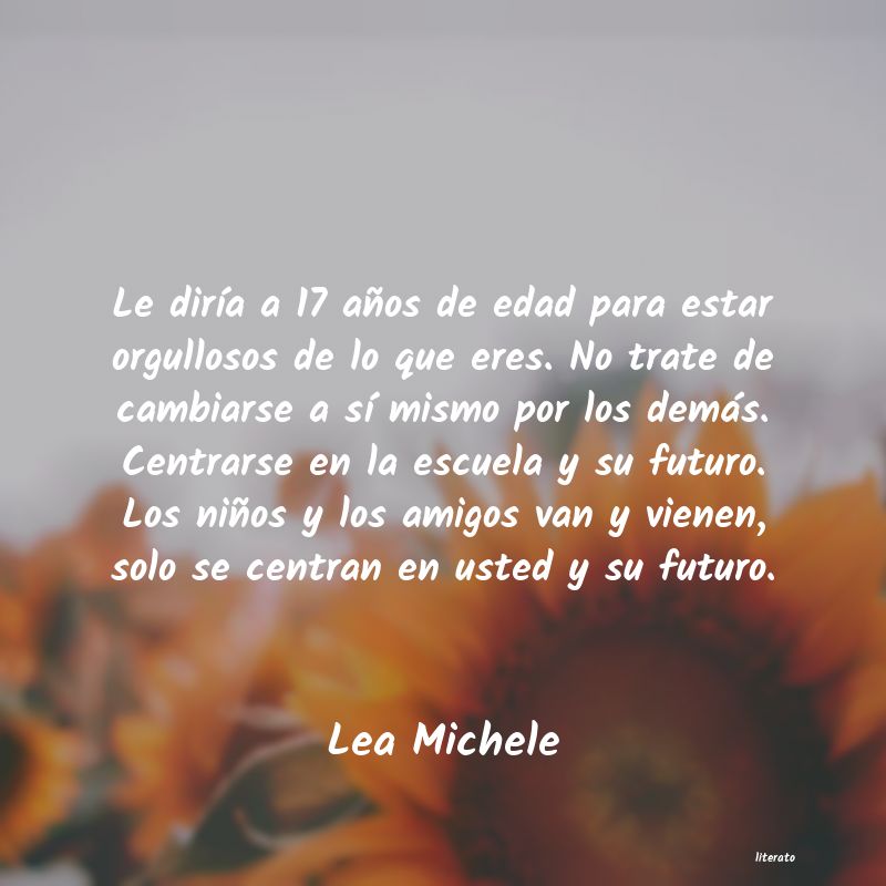 Frases de Lea Michele