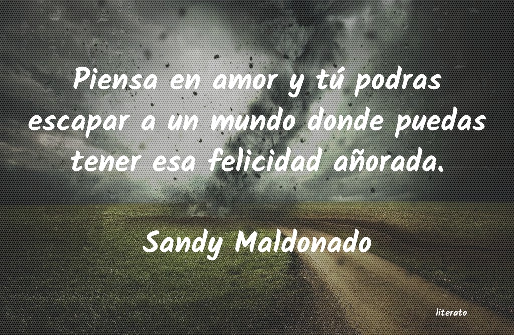 Frases de Sandy Maldonado