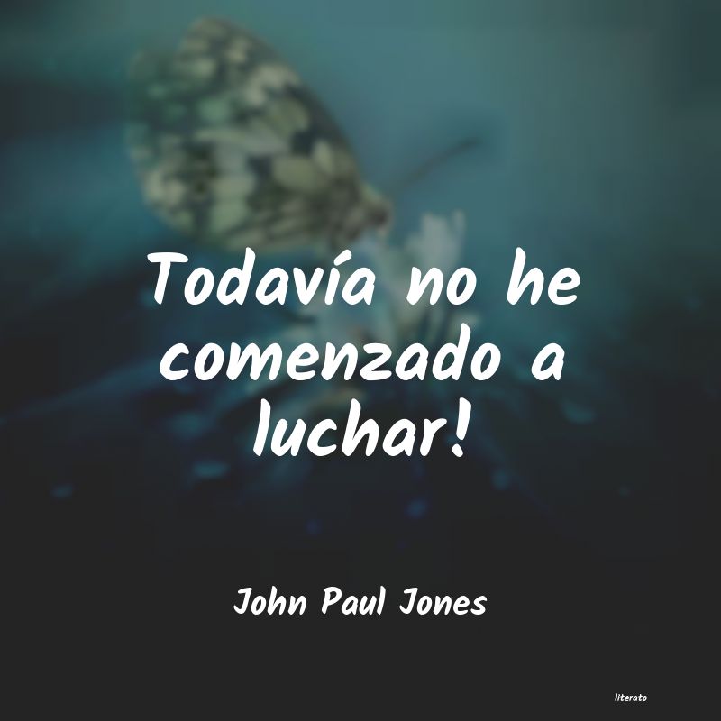 Frases de John Paul Jones