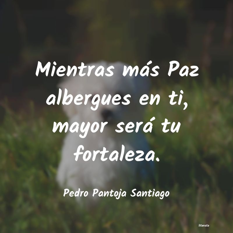 Frases de Pedro Pantoja Santiago