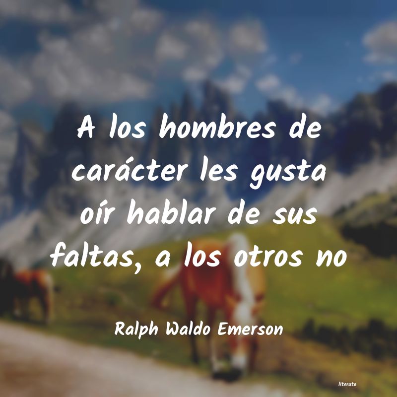 Frases de Ralph Waldo Emerson