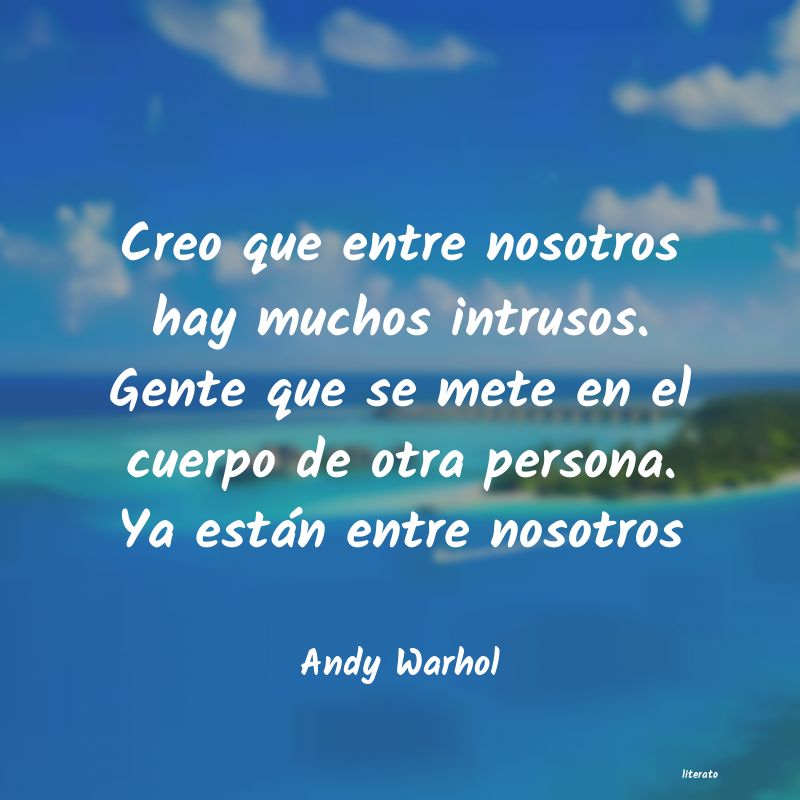 Frases de Andy Warhol