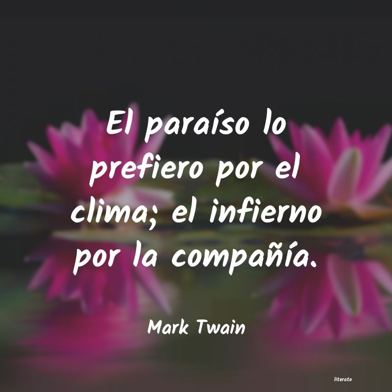 Frases de Mark Twain