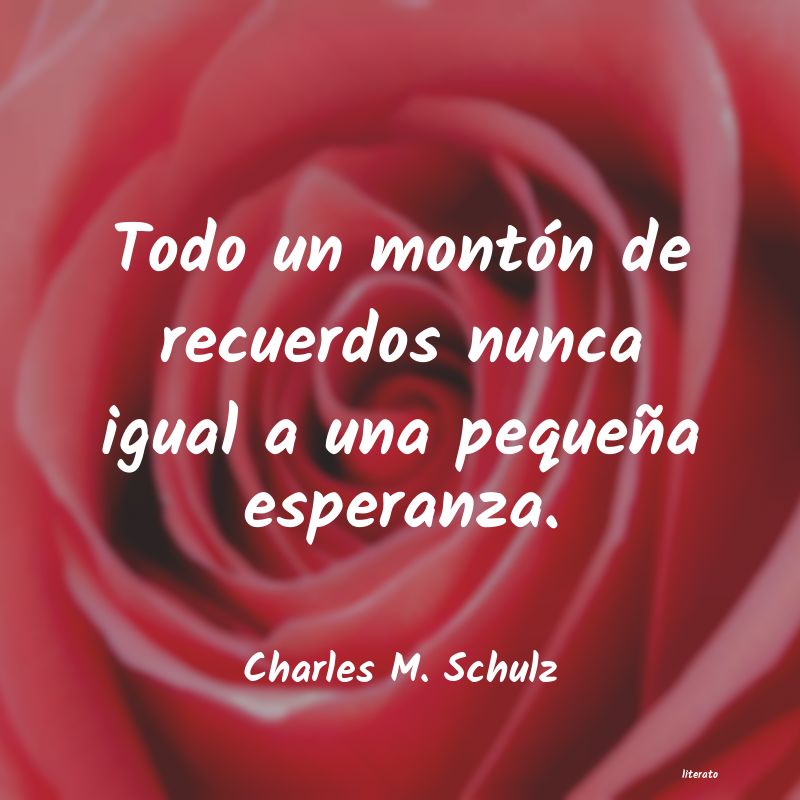 Frases de Charles M. Schulz