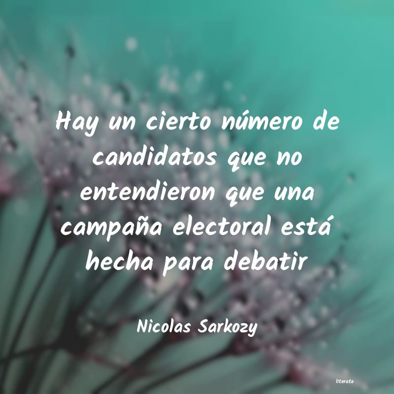frases de Nicolas Sarkozy