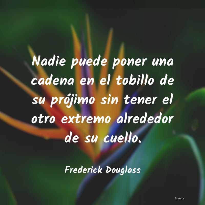 frases de Frederick Douglass