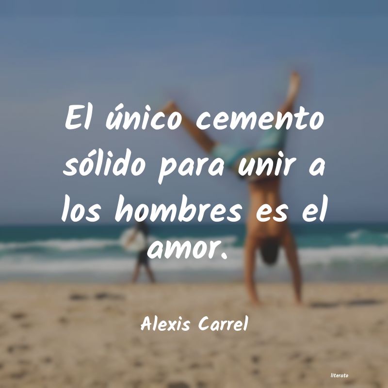 frases de Alexis Carrel