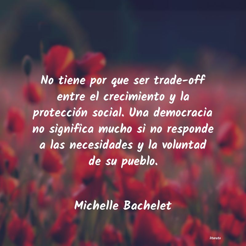 Frases de Michelle Bachelet