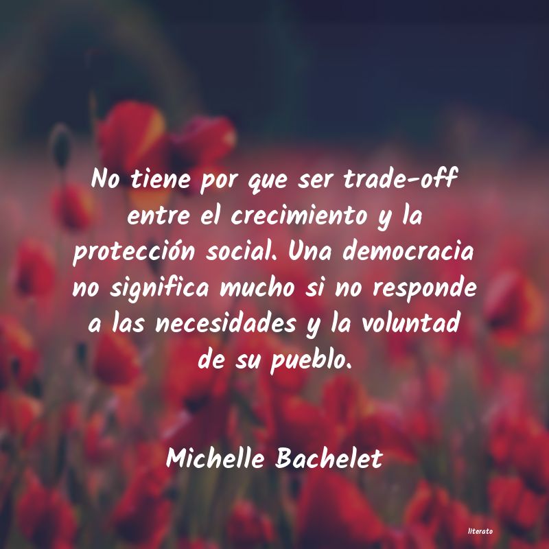 frases de Michelle Bachelet