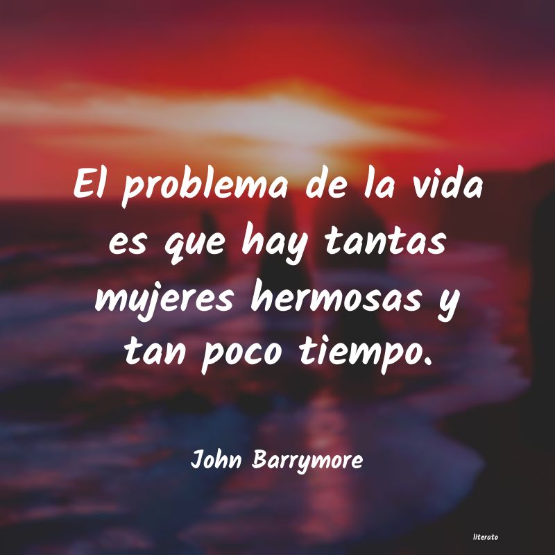 frases de John Barrymore