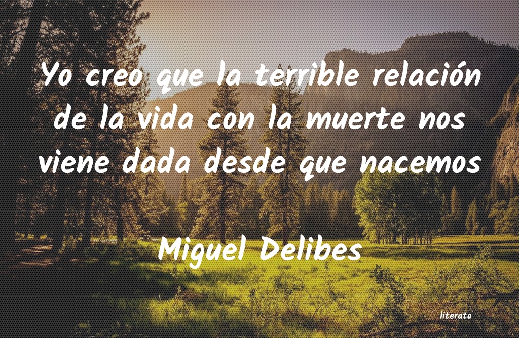 frases de Miguel Delibes