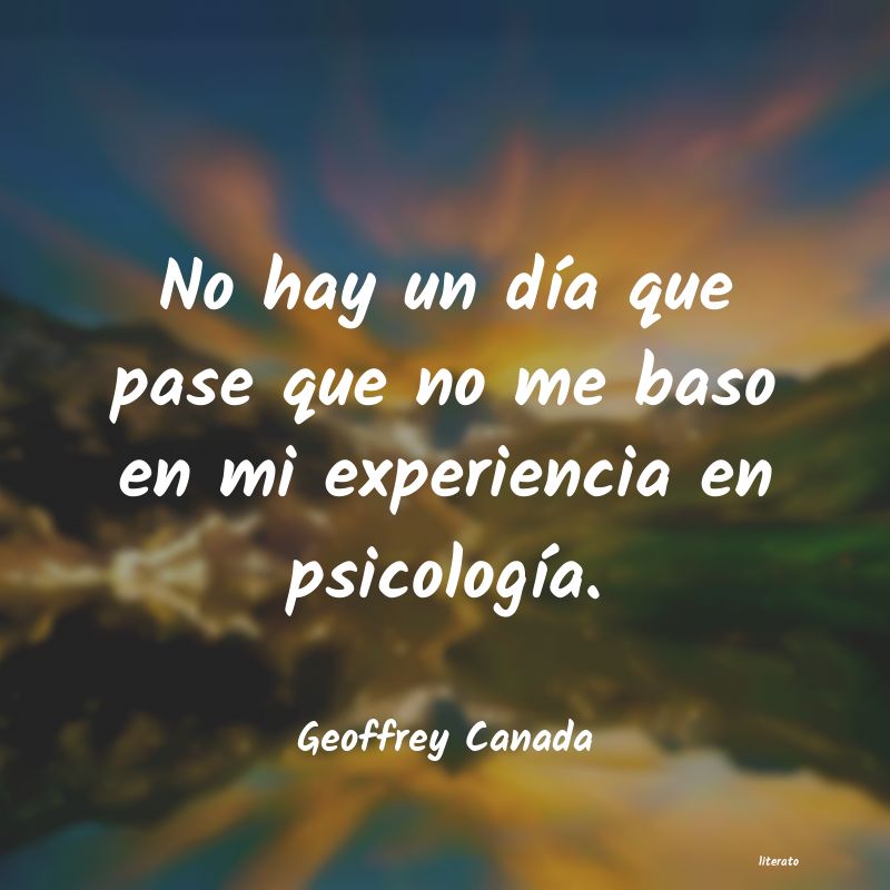 Frases de Geoffrey Canada