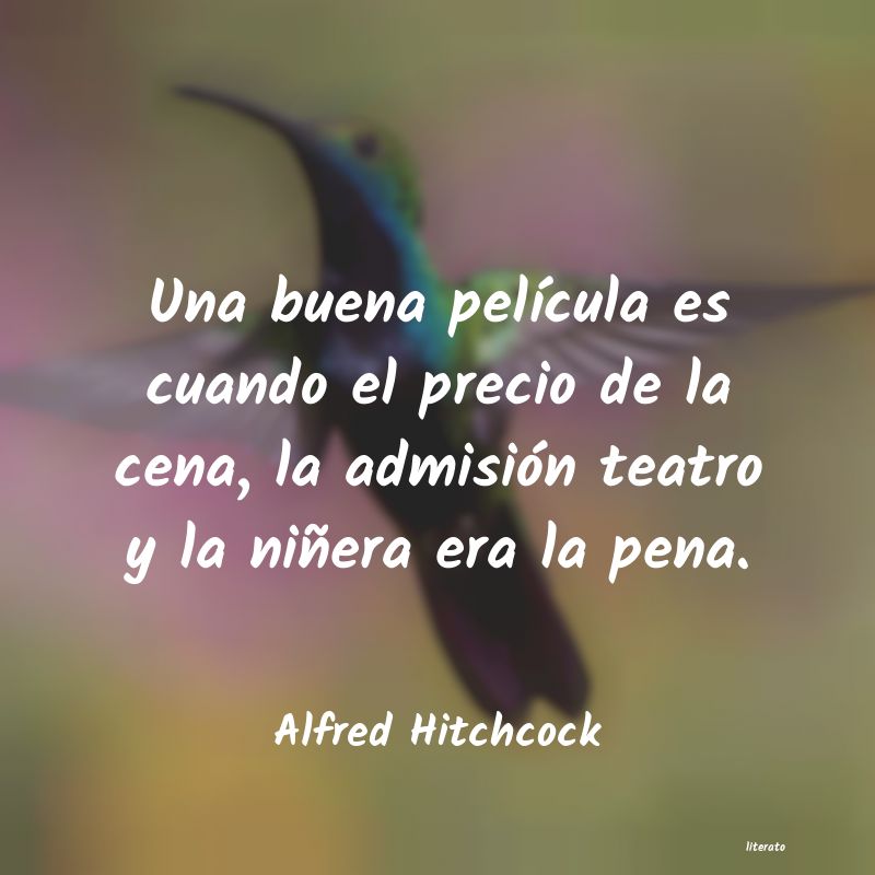 Frases de Alfred Hitchcock