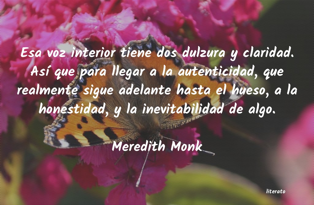 Frases de Meredith Monk