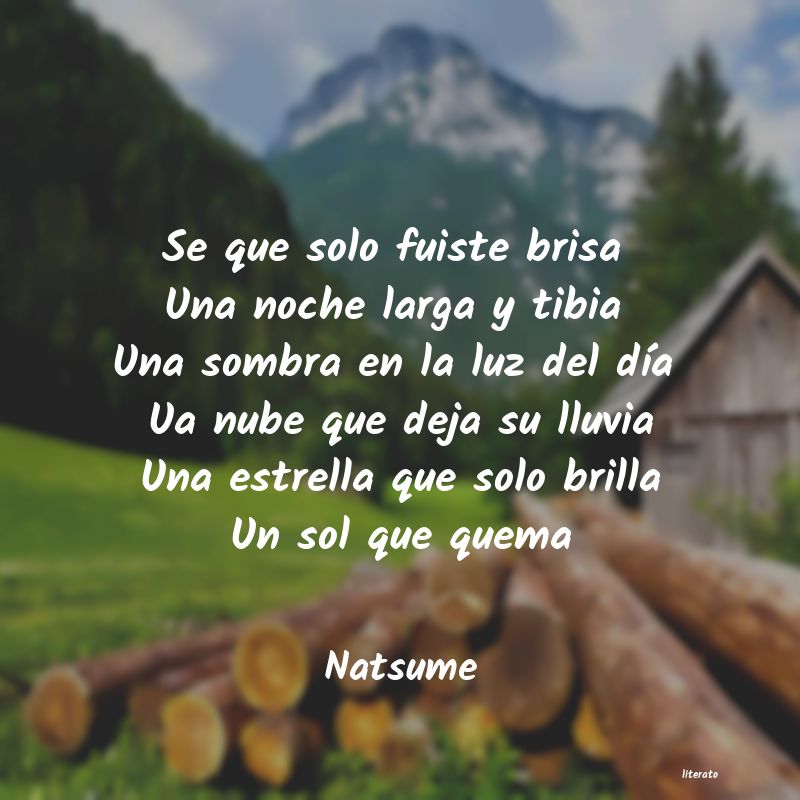 Frases de Natsume