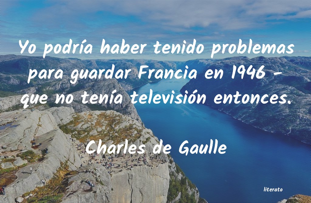 frases de Charles de Gaulle
