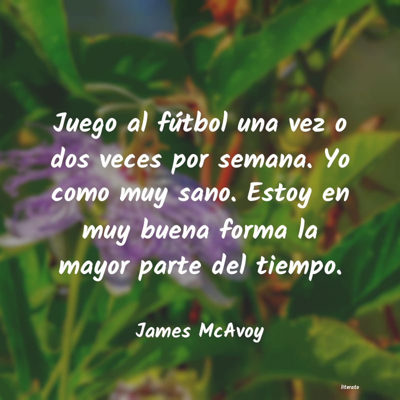 Frases de James McAvoy