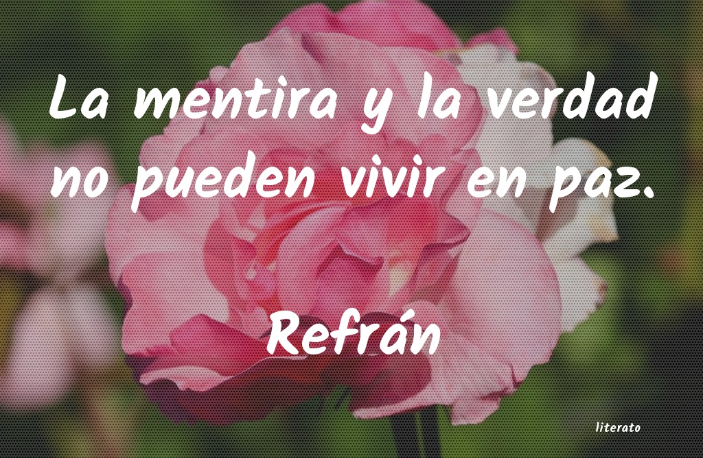 Frases de Refrán