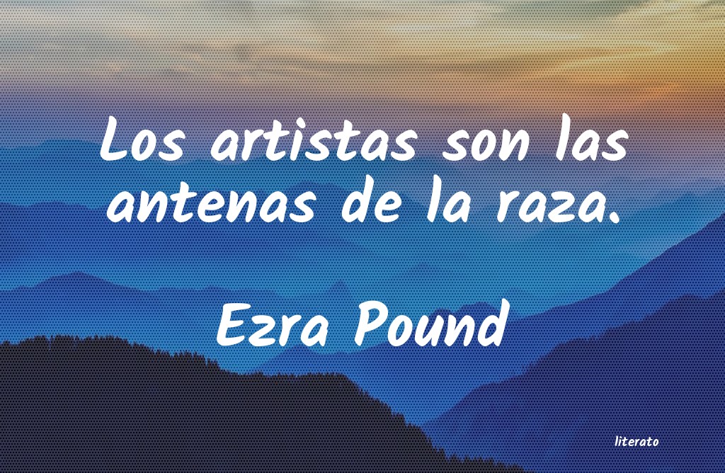 Frases de Ezra Pound