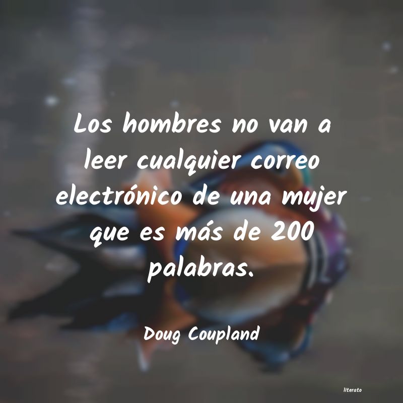 Frases de Doug Coupland