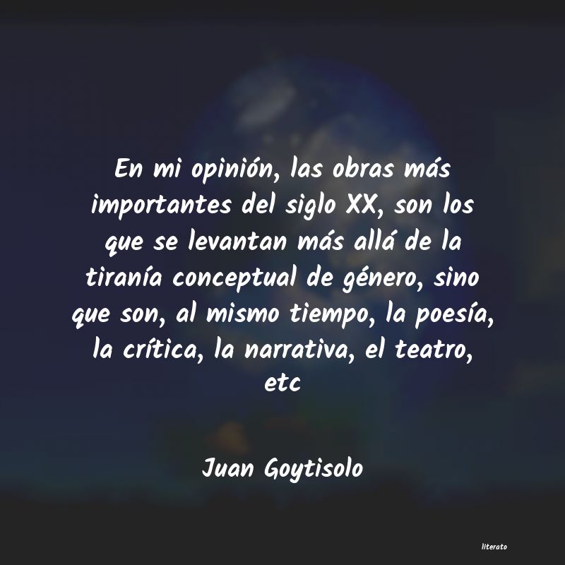 Frases de Juan Goytisolo