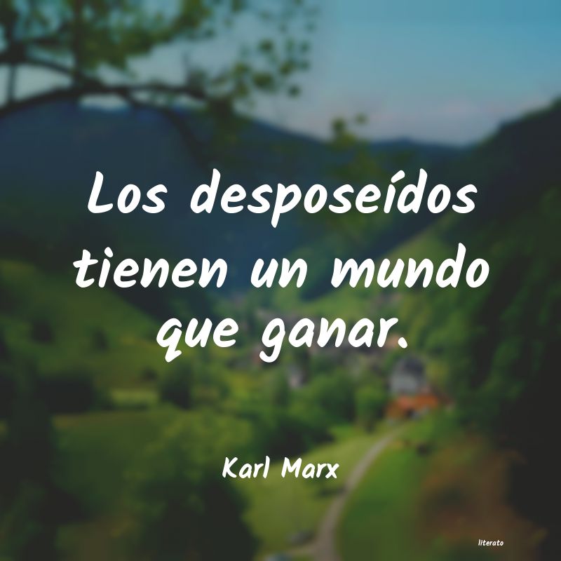 Frases de Karl Marx