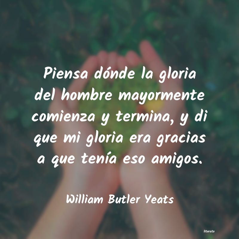 frases de William Butler Yeats