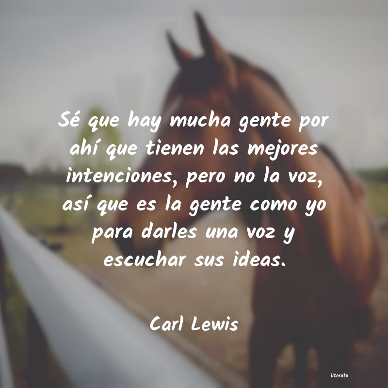frases de Carl Lewis