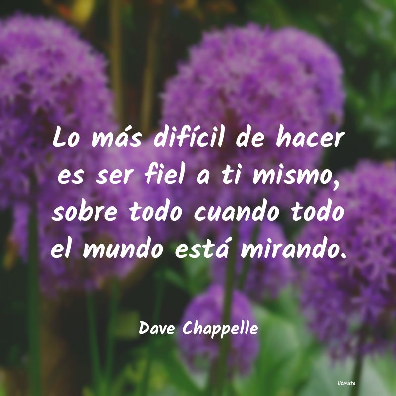 Frases de Dave Chappelle