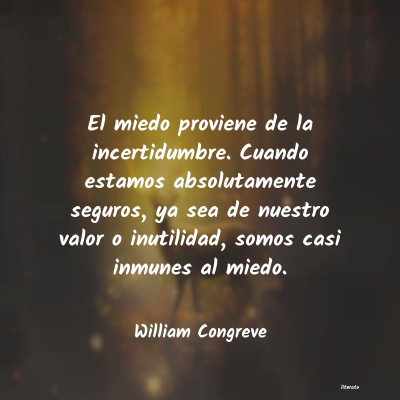 frases de William Congreve