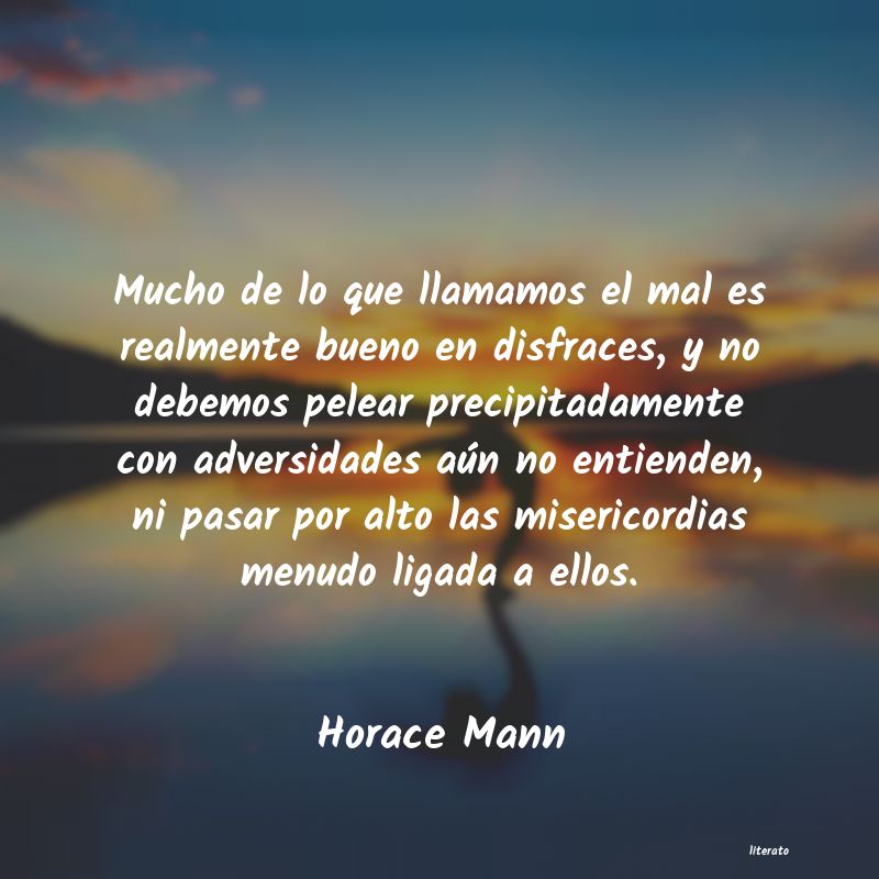 frases de Horace Mann