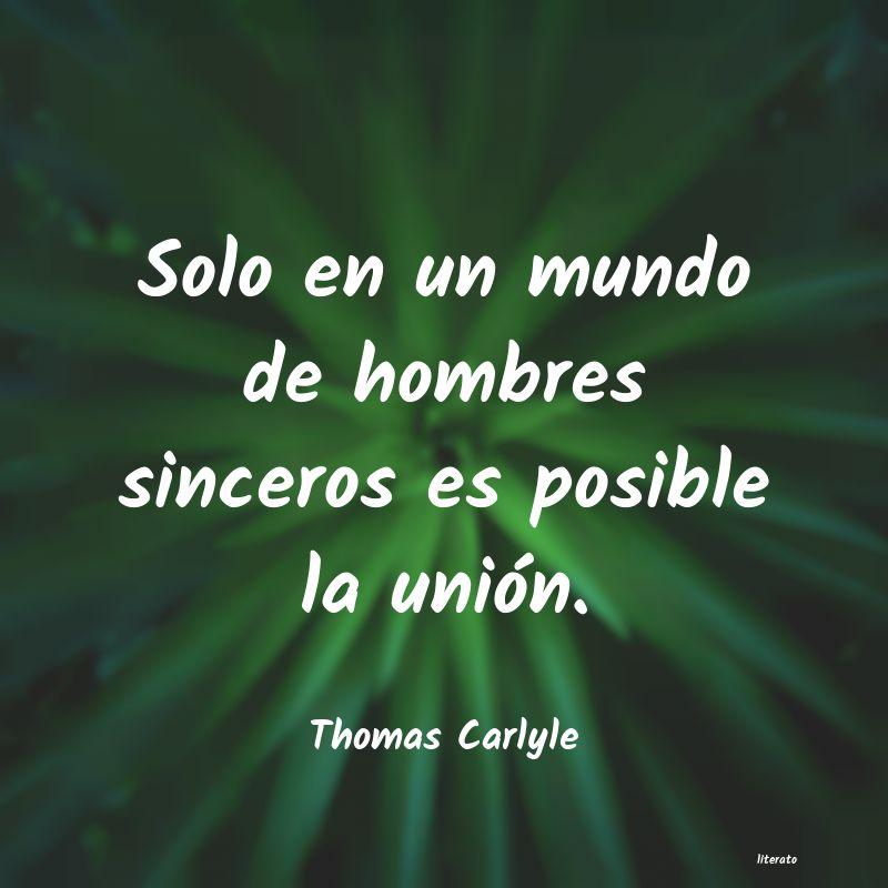 Frases de Thomas Carlyle