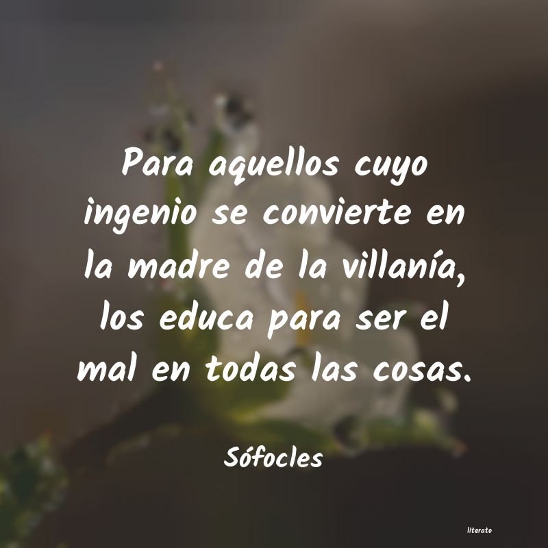 frases de Sófocles