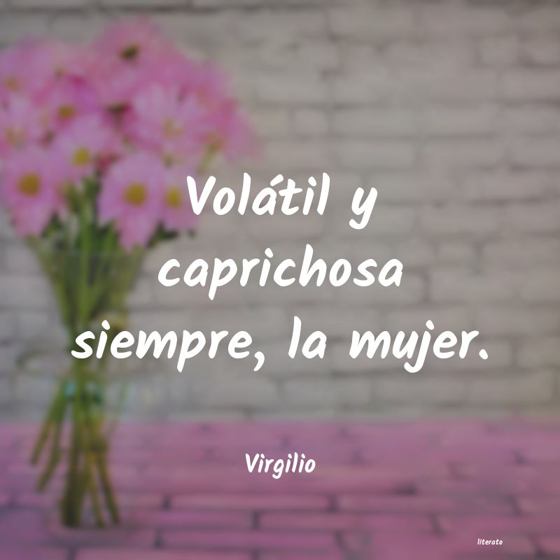 frases de Virgilio