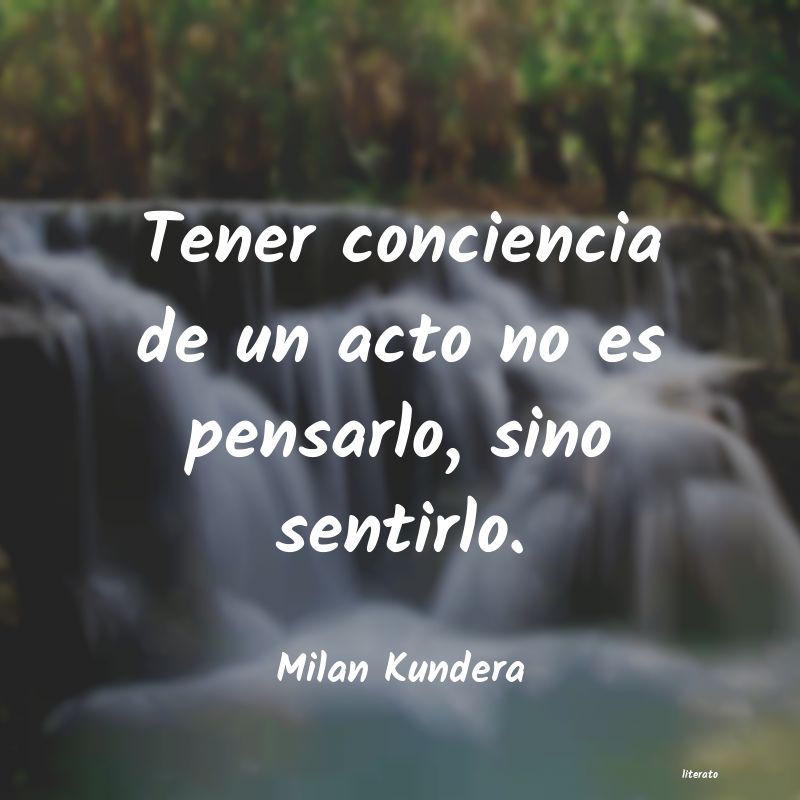 frases de Milan Kundera