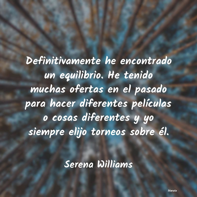 frases de Serena Williams