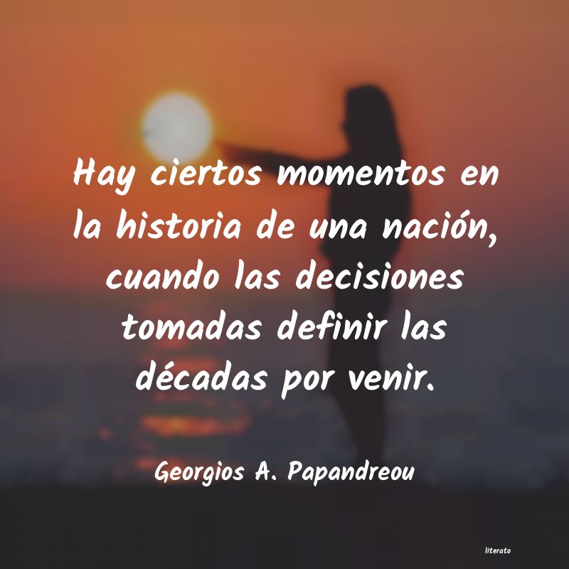 frases de Georgios A. Papandreou
