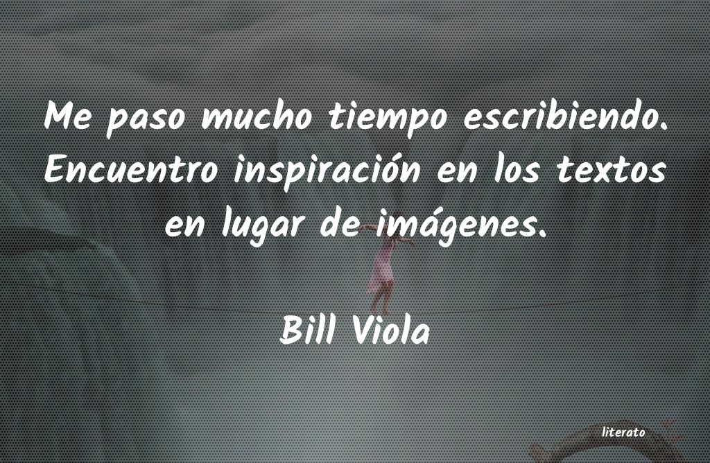 frases de Bill Viola