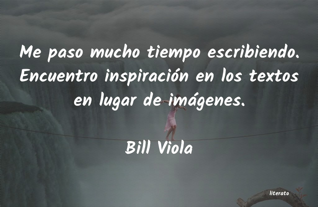 Frases de Bill Viola