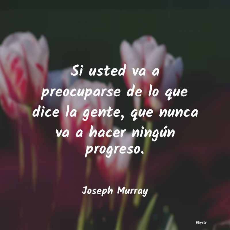 Frases de Joseph Murray