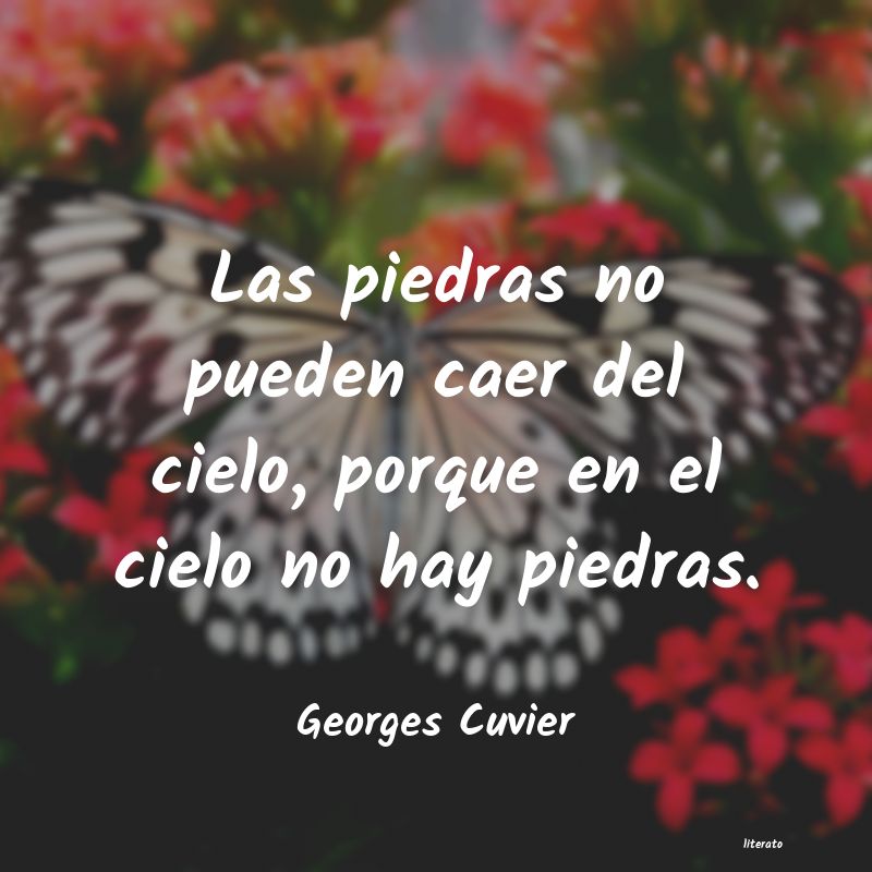 Frases de Georges Cuvier