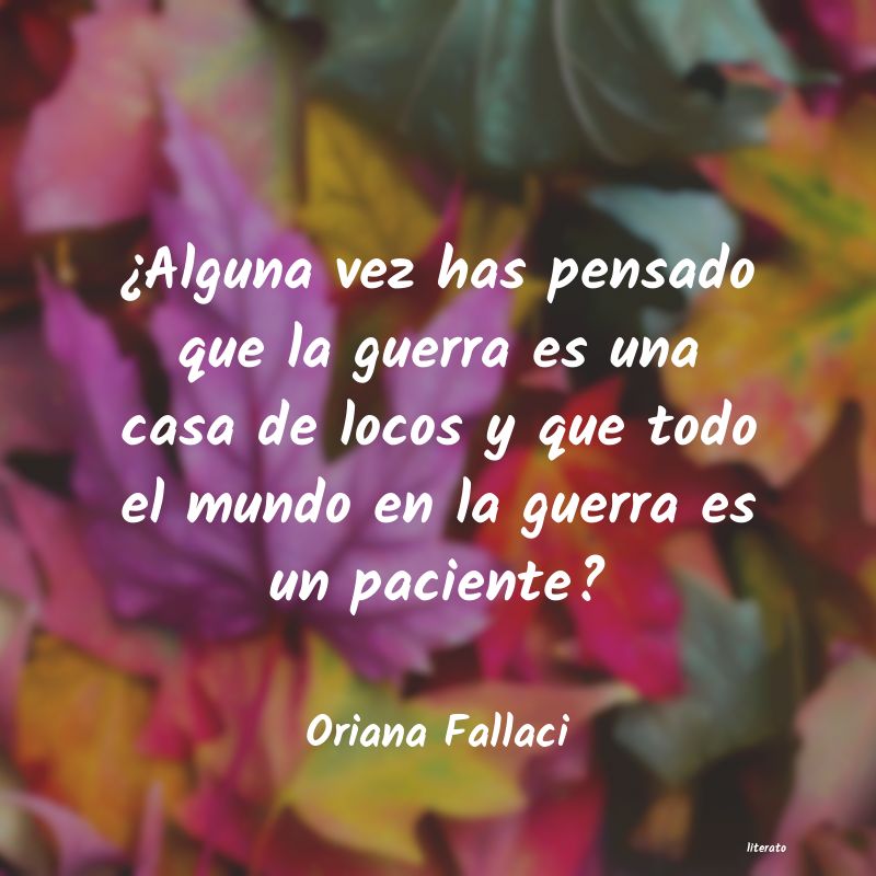 Frases de Oriana Fallaci