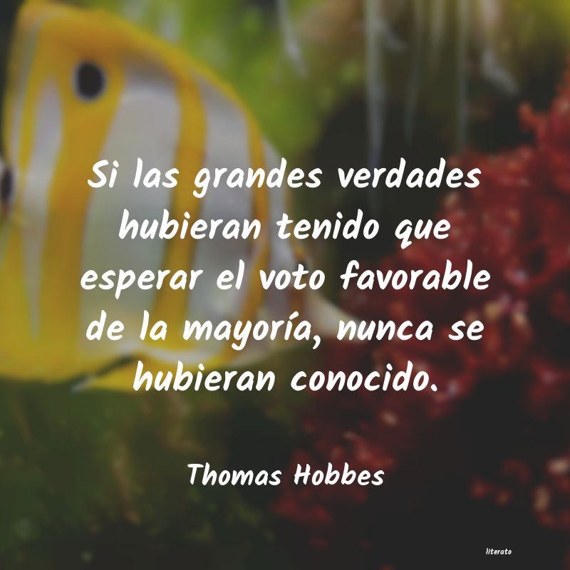 frases de Thomas Hobbes