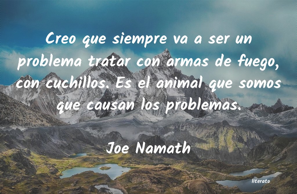 frases de Joe Namath