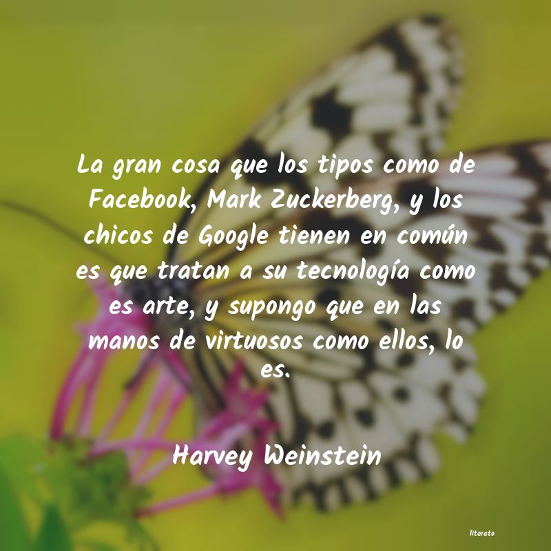 frases de Harvey Weinstein