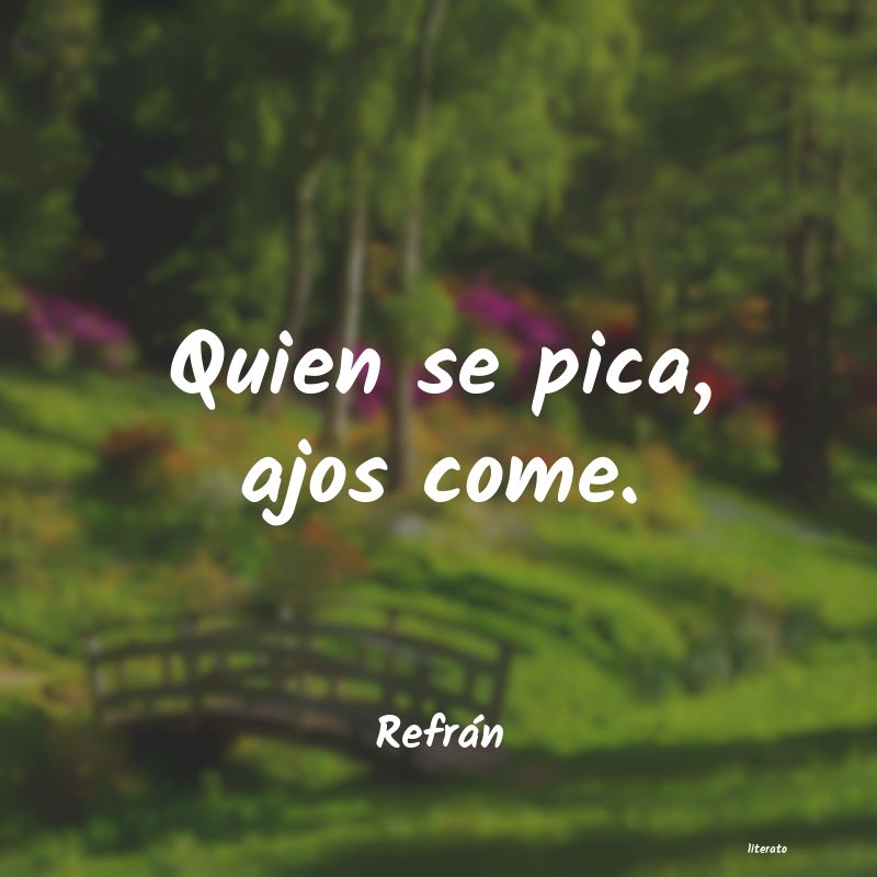 frases de Refrán