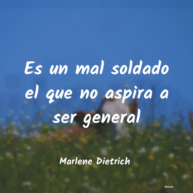 frases de Marlene Dietrich