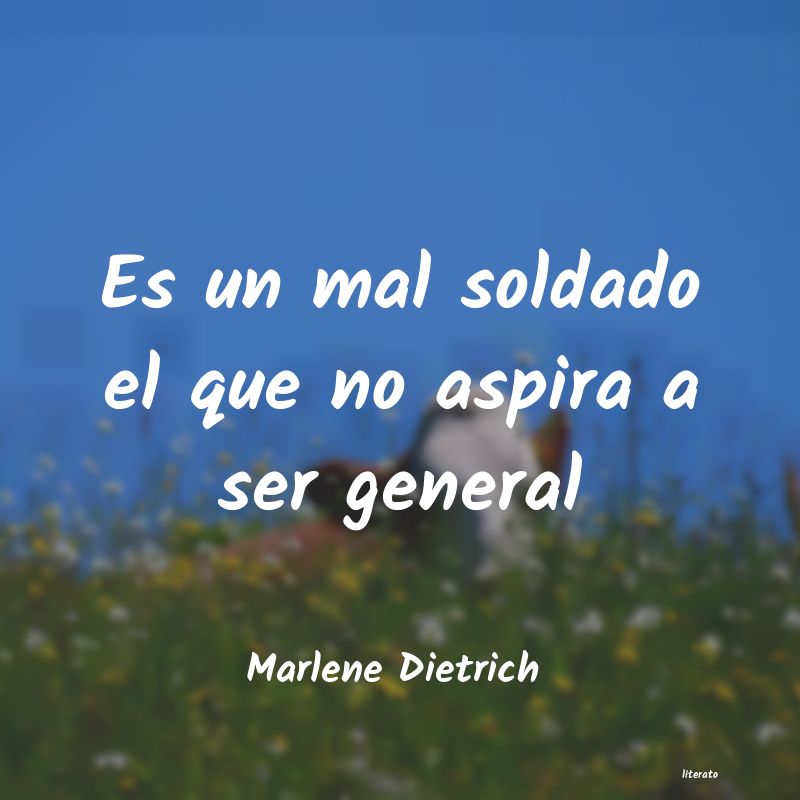 Frases de Marlene Dietrich