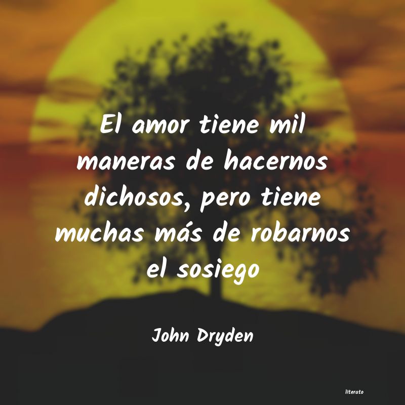 Frases de John Dryden