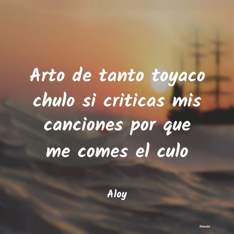 Frases de Aloy